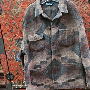 Native American Design Wool.Jacket